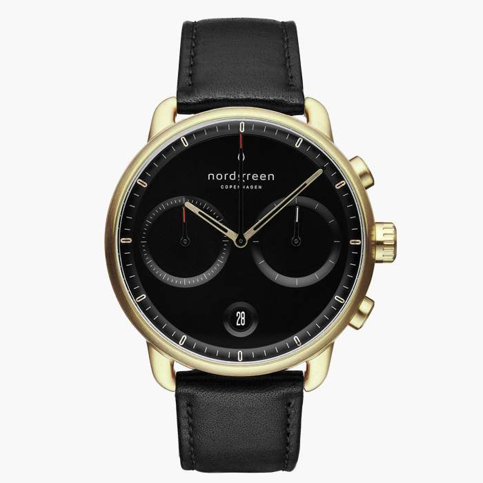 Pioneer | Black Dial - Black Leather