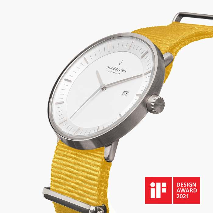 Philosopher | White Dial - Yellow NATO