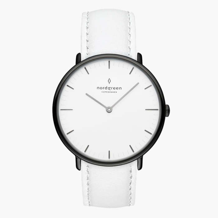 Native | White Dial - White Leather