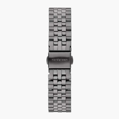 Gun Metal 5-Link Watch Strap - Gun Metal - 40mm