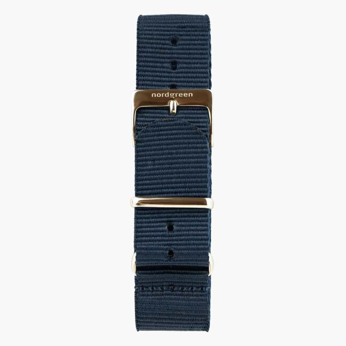 Native | White Dial - Navy Blue NATO