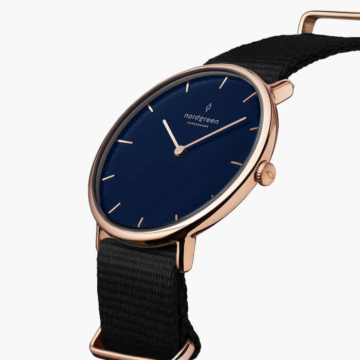 Native | Navy Dial - Black NATO