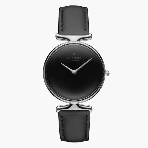 Unika | Black Dial - Black Leather