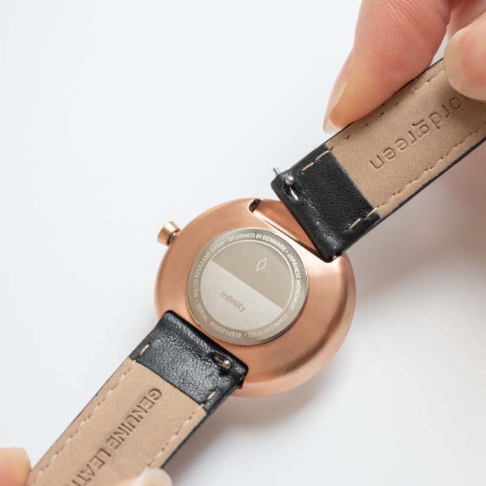 Infinity - BUNDLE White Dial Rose Gold | Brown / Black / Mesh Straps