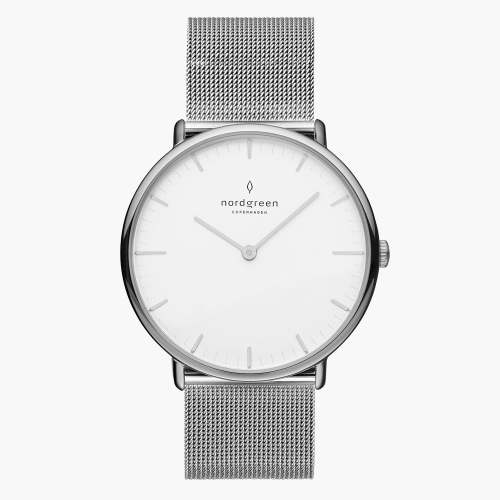 Native | White Dial - Mesh [WanderJess x Nordgreen]