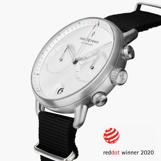 Pioneer | White Dial - Black NATO