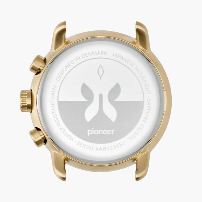Pioneer | Navy Dial - Black Croc Leather