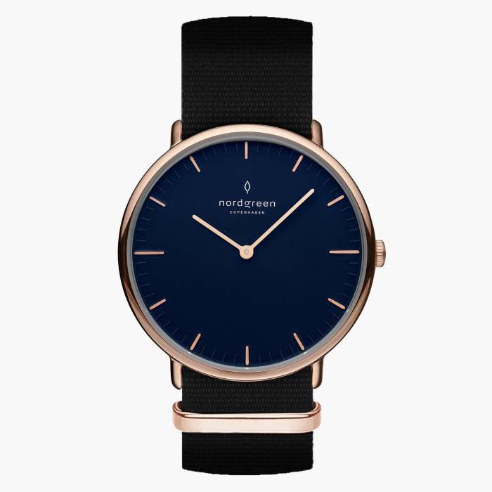 Native | Navy Dial - Black NATO