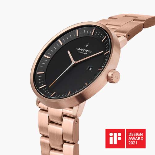 Philosopher | Black Dial - 3-Link