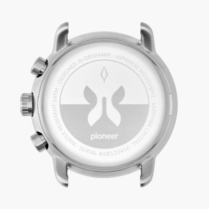 Pioneer | Navy Dial - Black Silicone