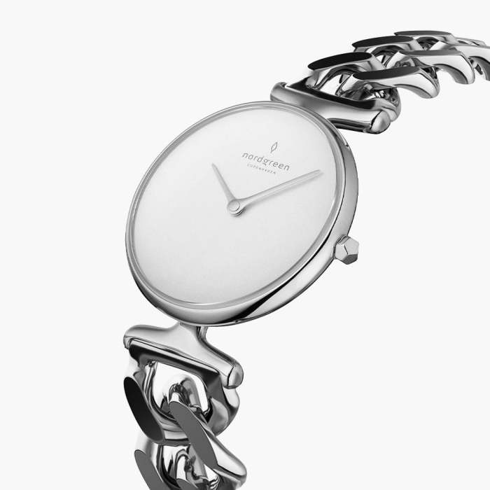 Unika | White Dial - Chain Strap