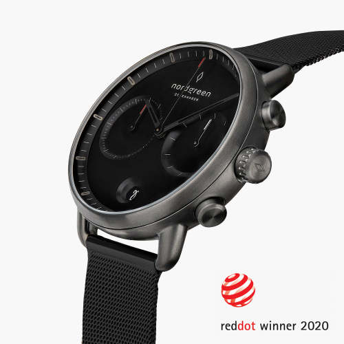 Pioneer | Black Dial - Black Mesh