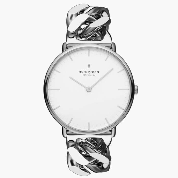 Native | White Dial - Chain Strap