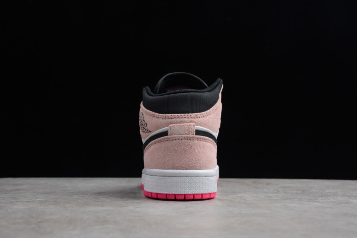Air Jordan 1 Mid Crimson Hyper Pink 852542-801