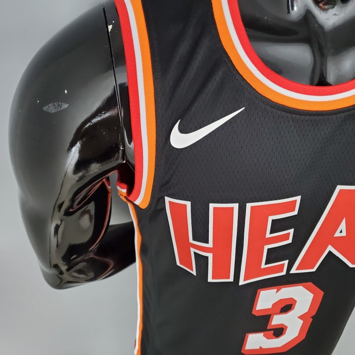Dwyane Wade Miami Heat Swingman Jersey Black