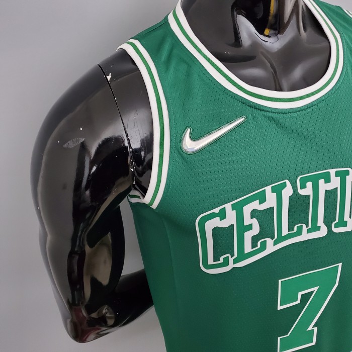 Jaylen Brown Boston Celtics Teltes City Edition Swingman Jersey Green
