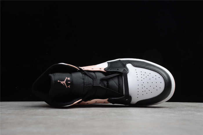 Air Jordan 1 Mid Arctic Orange Black Toe 554724-133