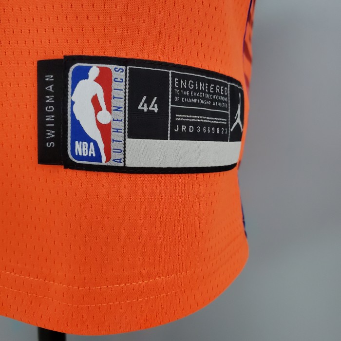 Carmelo Anthony Oklahoma City Thunder City Edition Swingman Jersey Orange