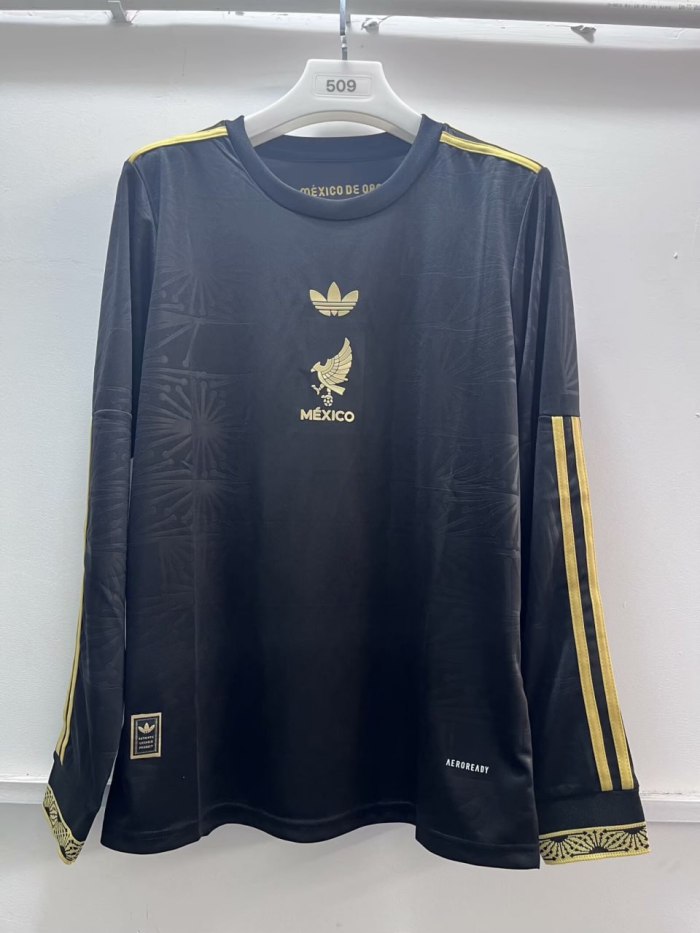 Mexico Gold 2025 Man Long Sleeve Jersey