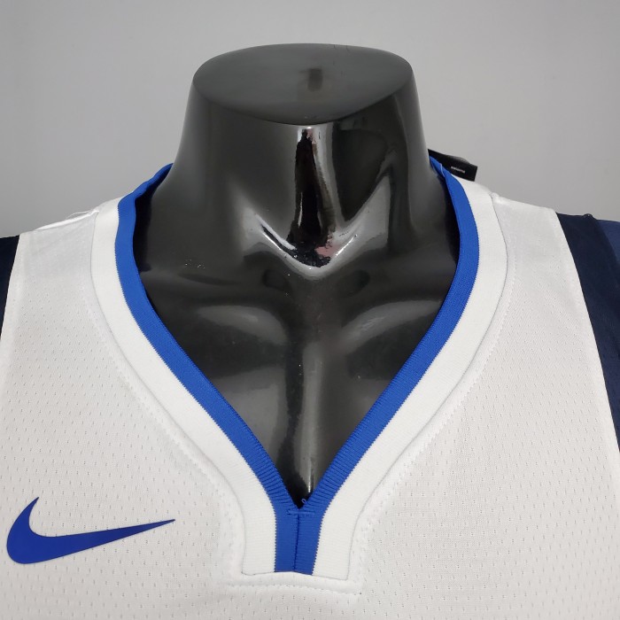 Kristaps Porzingis Dallas Mavericks Swingman Jersey White