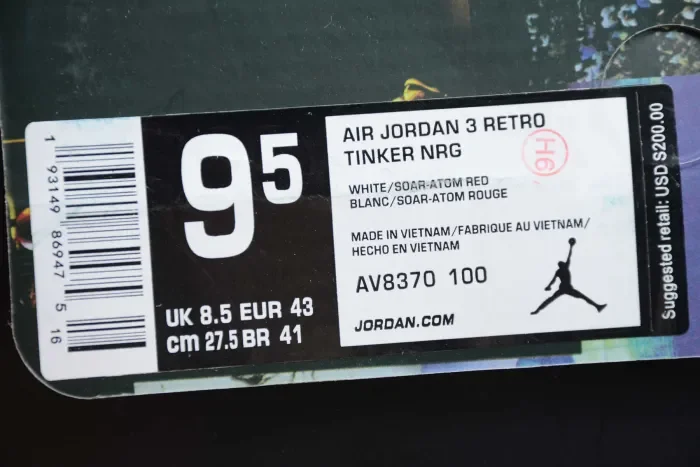 Air Jordan 3 “Seoul”AJ3 AV8370-100