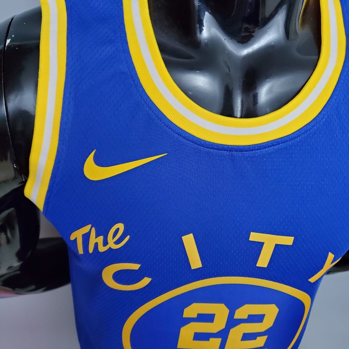 Andrew Wiggins Golden State Warriors Tram Version Swingman Jersey Blue