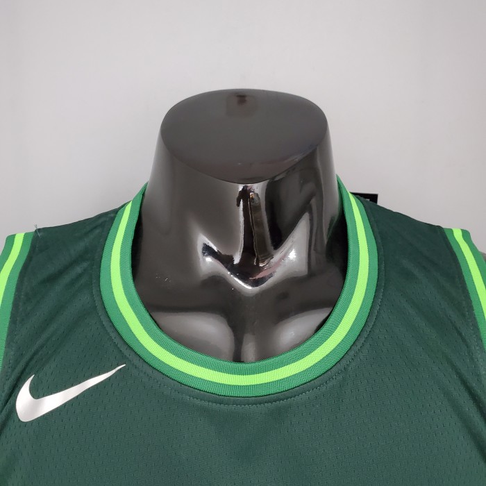 Jayson Tatum Boston Celtics Bonus Edition Swingman Jersey Dark Green