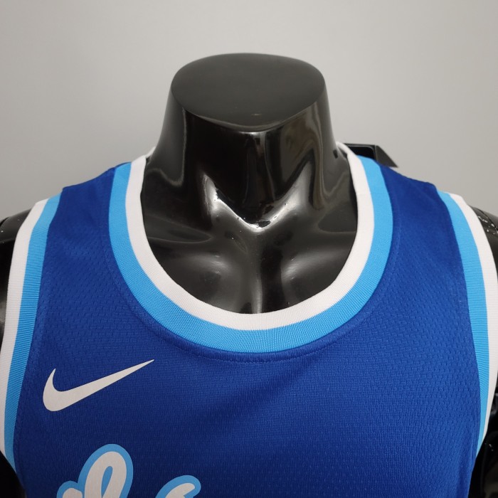 Retro Before Bryant #8 After Bryant #24 Swingman Jersey Blue