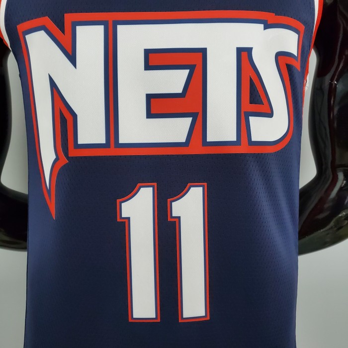 Kyrie Irving Brooklyn Nets 2022 75th Anniversary City Edition Swingman Jersey Royal Blue