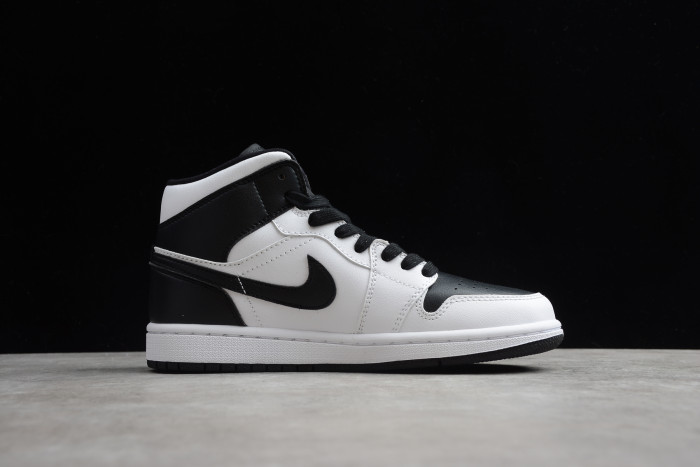 Air Jordan 1 Mid White Red Black BQ6472-101