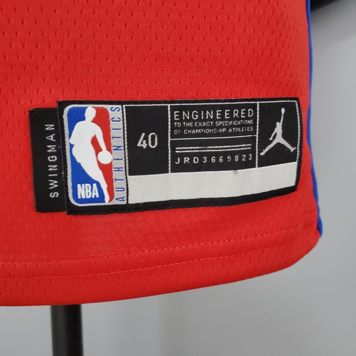 Allen Iverson Philadelphia 76ers 2020/21 Swingman Jersey Themed Red