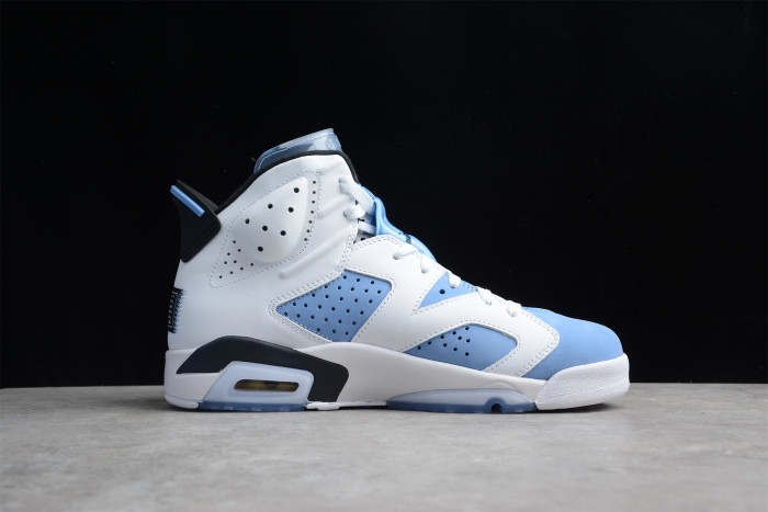 Air Jordan 6 Retro UNC University Blue/White/Black CT8529-410