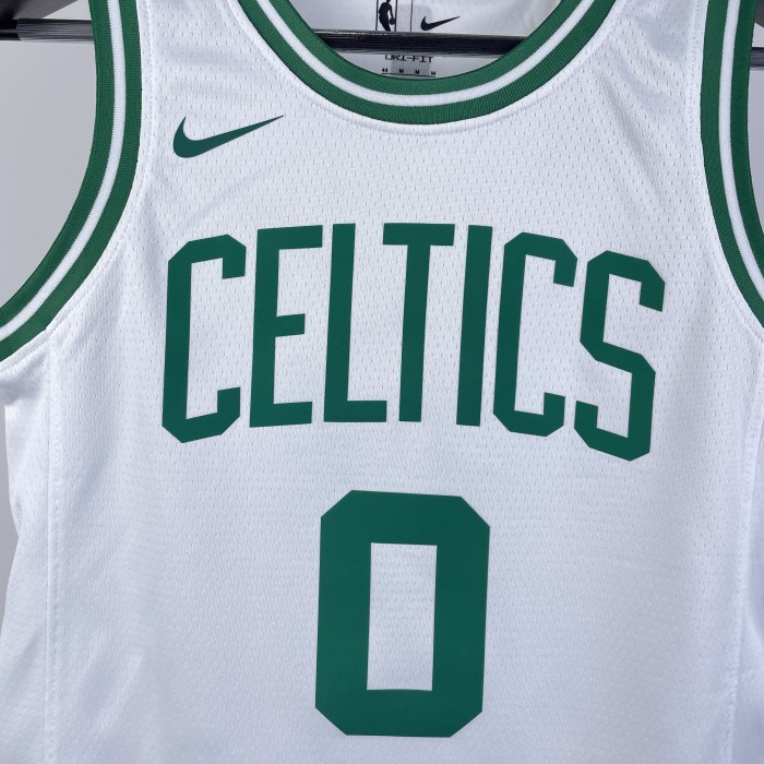 Boston Celtics KIds Jersey White Icon Edition NO.0 TATUM