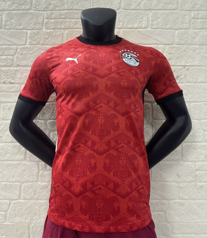 Egypt 2025 Home Player Version Man Jersey