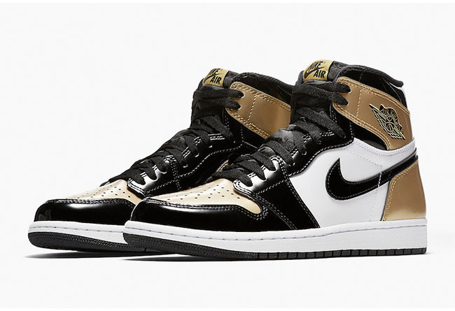 Air Jordan 1 Retro High OG NRG Gold Toe 861428