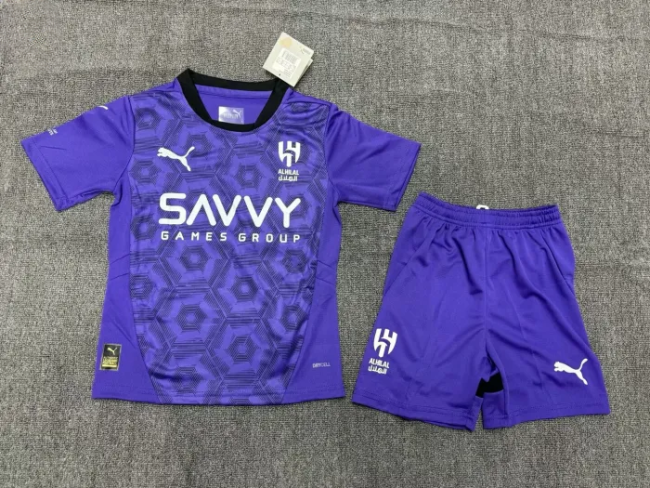 Al-Hilal 24/25 Third Kids Suit