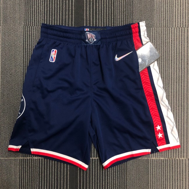 Brooklyn Nets Swingman Shorts Blue City Edition 75 th
