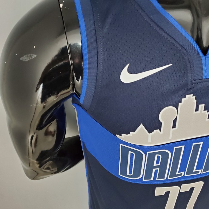 Luka Doncic Dallas Mavericks Iceberg Edition Swingman Jersey Blue