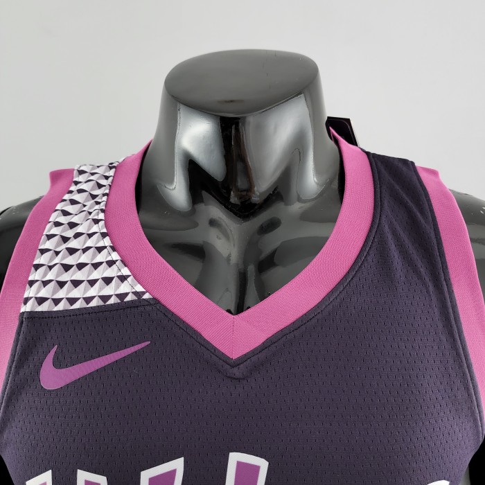 Anthony Edwards Minnesota Timberwolves Swingman Jersey Black and Purple