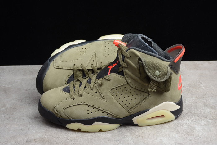 Air Jordan 6 Retro x Travis Scott OIive Green (CN1084-200)