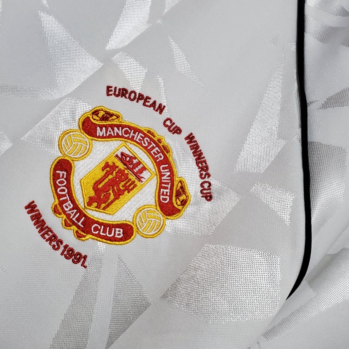 Manchester United Third European Cup Winners'Cup Final Retro Jersey 1990/91