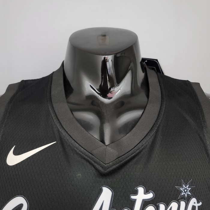 Tim Duncan San Antonio Spurs City Edition Swingman Jersey Black