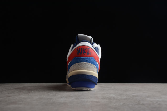 sacai × Nike Zoom Cortez White and University Red DQ0581-100