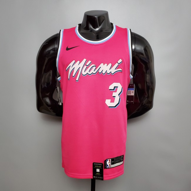 Dwyane Wade Miami Heat Swingman Jersey Pink
