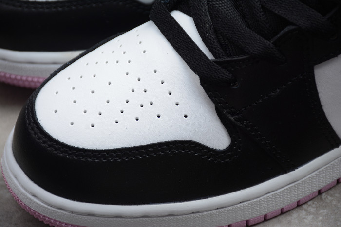 Air Jordan 1 Mid GS White Arctic Pink 555112-103