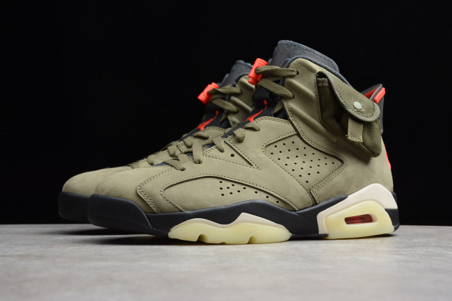 Air Jordan 6 Retro x Travis Scott OIive Green (CN1084-200)