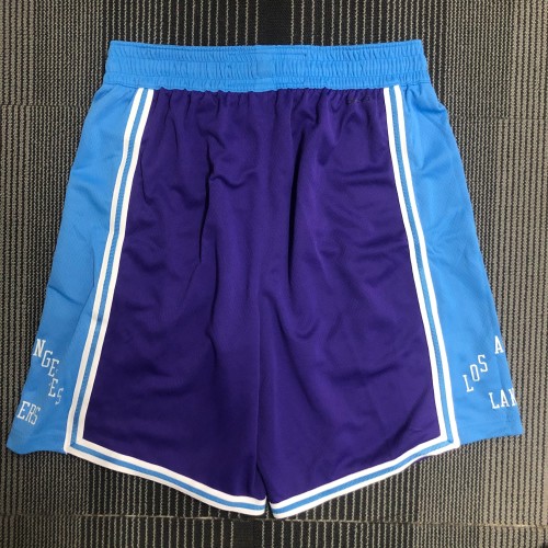 Los Angeles Lakers basketball shortspurple city edition  2022