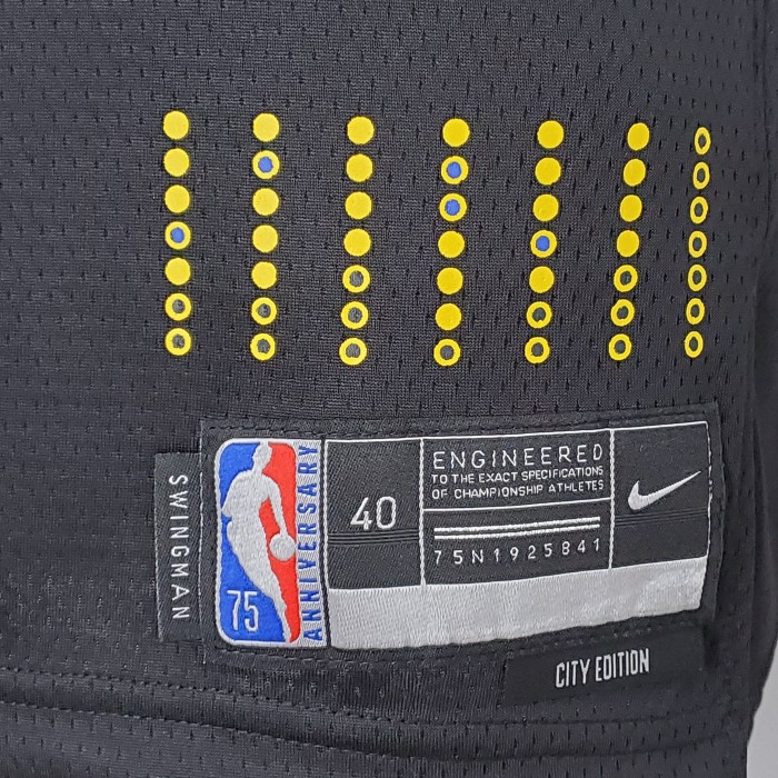 Stephen Curry Golden State Warriors 75th Anniversary Swingman Jersey Mexico Edition Black
