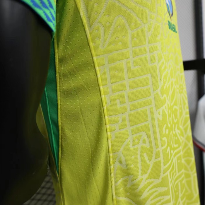 Brazil 2024 Copa America Home Player Version Man Jersey