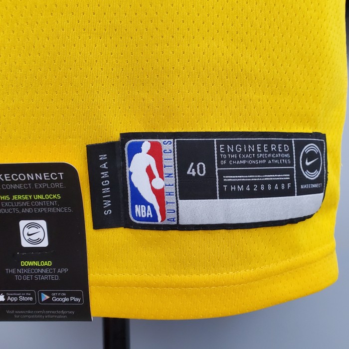LeBron James Los Angeles Lakers 2020/21 Swingman Jersey Yellow